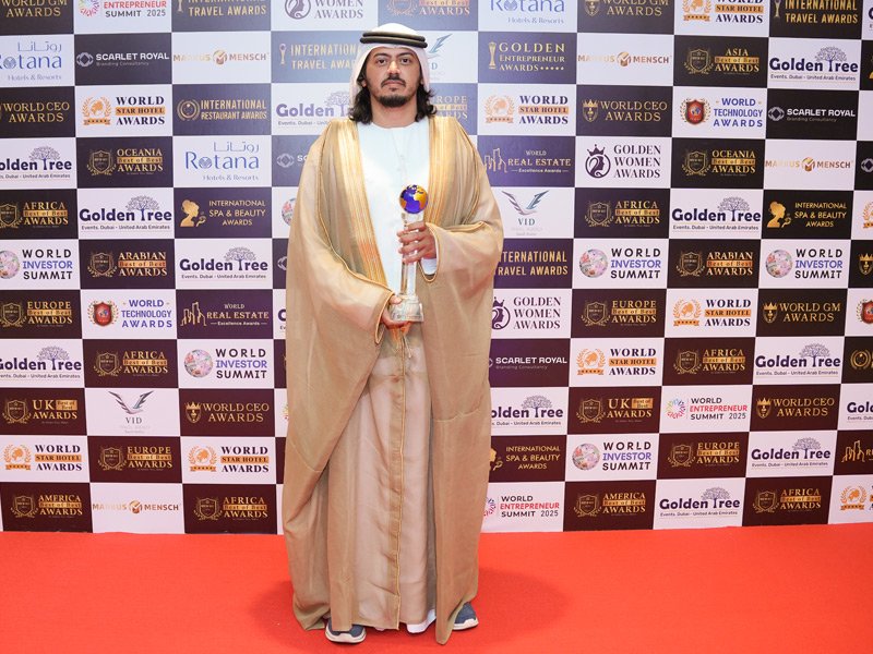 Awards gala moment